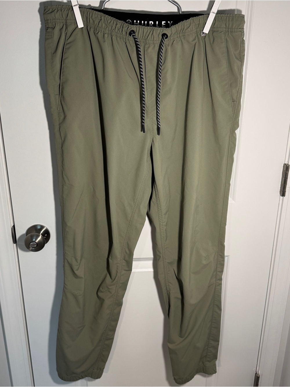 Hurley Olive Drawstring Active Joggers